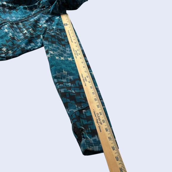 Columbia M Titanium Jacket Turquoise Digital Camo Hooded Athletic Outdoor - Picture 5 of 8